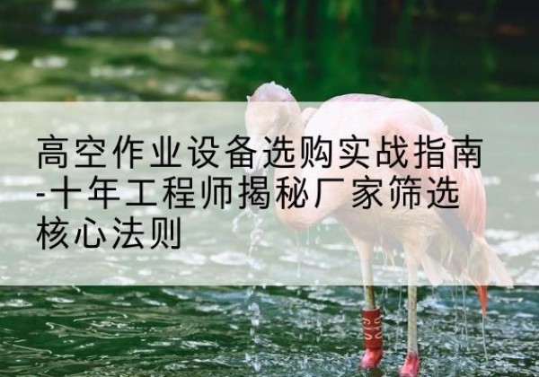 陕州剪叉式升降机厂家-高空作业设备选购实战指南-十年工程师揭秘厂家筛选核心法则
